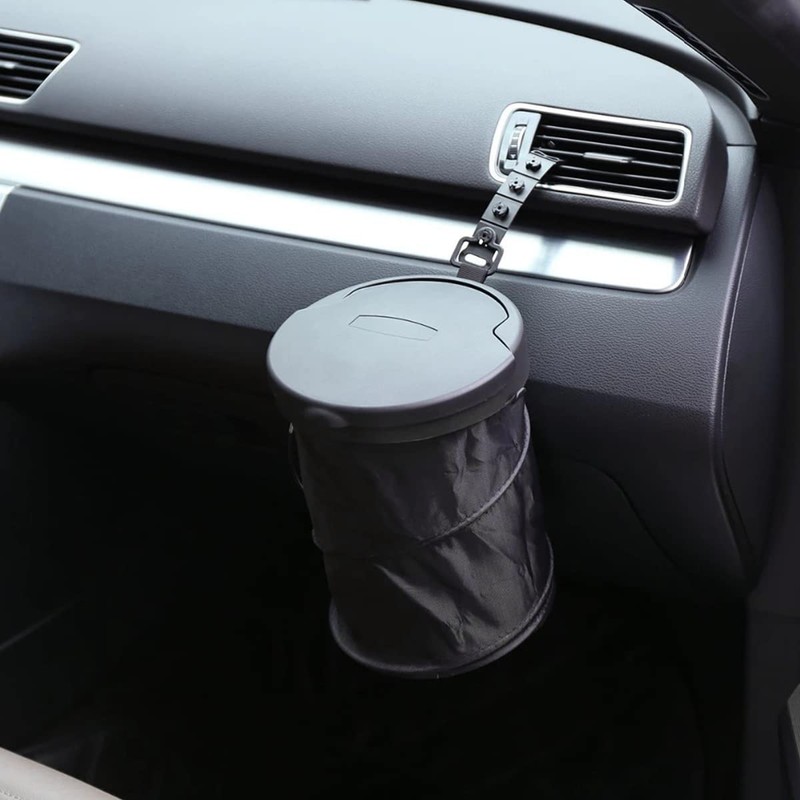 Car Trash Can, Hanging Car Garbage Container, Portable Garbage Bin,