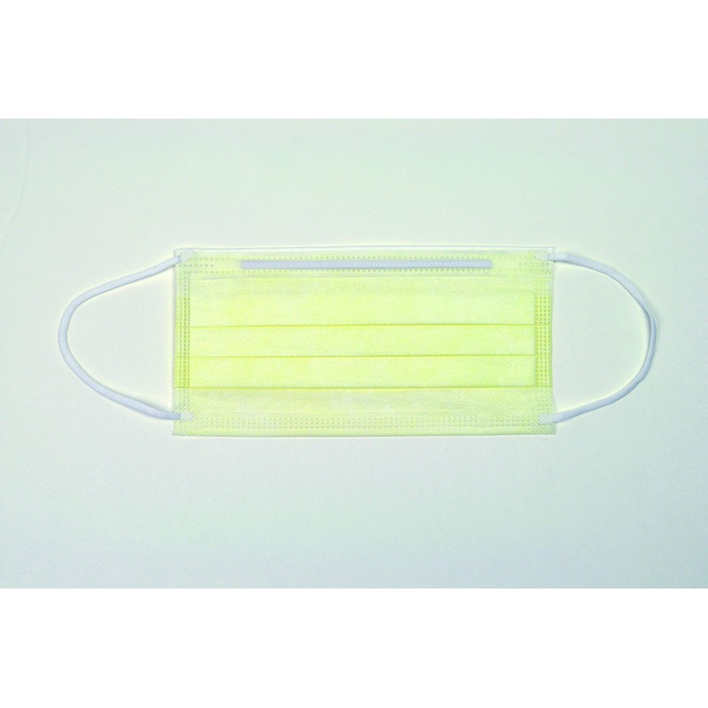 Medicom Japan Value Mask Safe Mask Premier Yellow 50 Sheets
