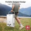 OEVANT Propane Water Heater, 1.58GPM 6L Portable Tankless Water Heater