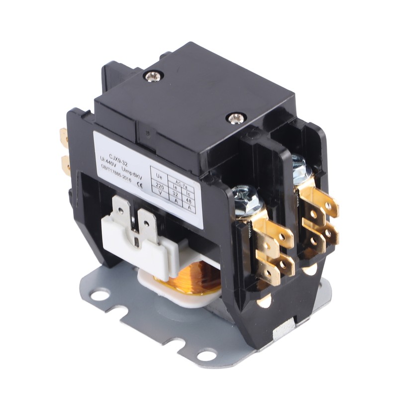 32A Air Conditioner Contactor Silver Alloy Contacts 2 Pole AC