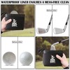 Birdie Buddy Golf Club Washer Bag with Retractable Brush –