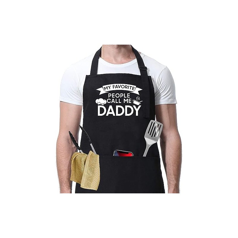 My Favorite People Call Me Daddy Apron, Bbq Grilling Apron