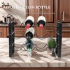 ICEICE Stackable Metal Wine Rack 2-Tier - Holds 8 Bottles,