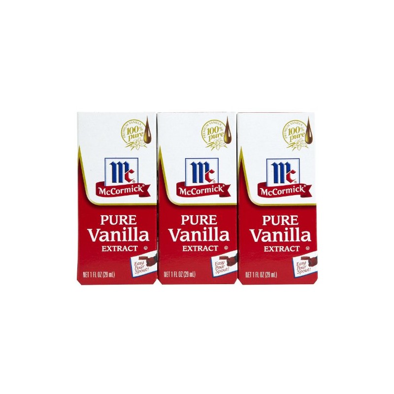 McCormick Pure Vanilla Extract - 1 oz - 3 pk