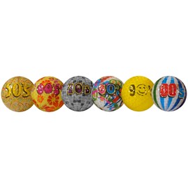 Longridge Decades Neuheit Golfbälle (6er-Pack) – gemischt