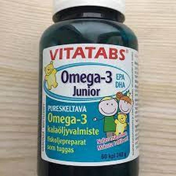 Vitatabs Omega-3 junior, 60