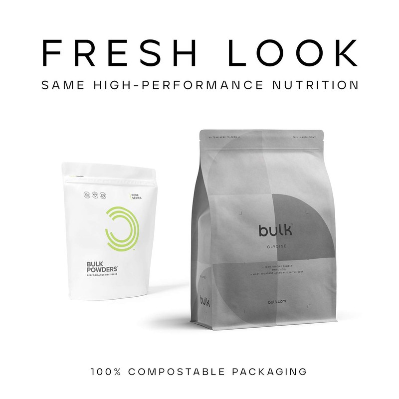 Bulk Glycine Powder, 500 g, Packaging May Vary