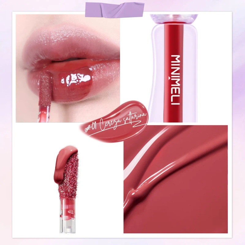 Minimeli Brillo Labios Espejo Hidratante Transparente Plump