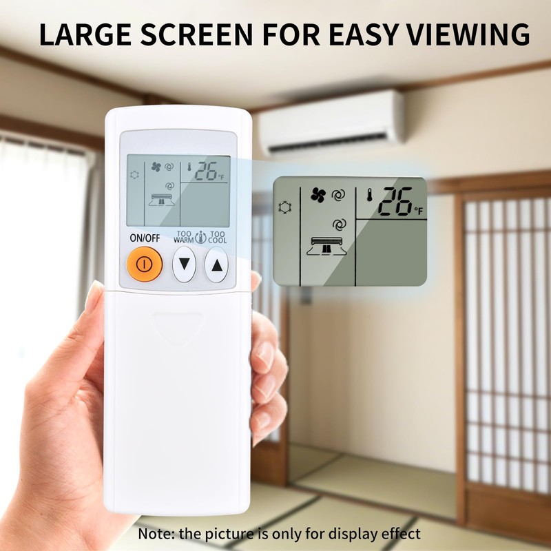 Replacement Remote Control for Mitsubishi Electric Mr Slim Air Conditioner
