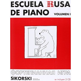 Escuela rusa de piano: Volumen 1. Con 2 CD (Grabaciones). Volumen 1. Klavier.