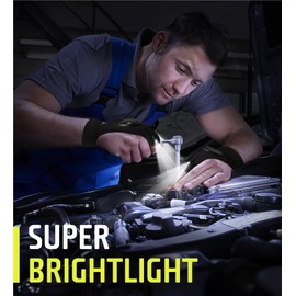 Gifts for Men Dad, Led Flashlight Gloves Handy Cool Gadgets, Birthday Gifts from Son/Daughter for Fishing,Camping