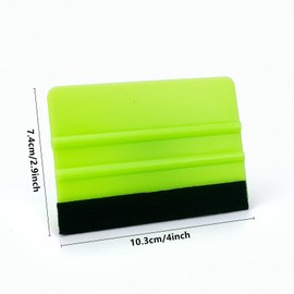 Lunbengo 20 Piece Car Wrap Plastic Squeegee, 10 * 7cm Window Tint Squeegee Film Tools, Felt Edge Squeegee Decal Wallpaper Applicator, Green