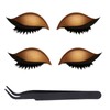 Lazy Eye Shadow Eyelash Patch, 2 Pairs Brown Lazy Eyelid
