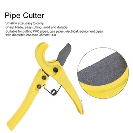 TU-6303A + PVC Pipe Cutter Air Water Hose Cutting Pliers Steel Non-Slip Sanitary Scissors, Pipe Cutting Tool