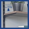 Element System 18133-00052 Angled Shelf Brackets, 1 Row, Pack of
