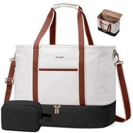 LOVEVOOK Travel Duffle Bags for Women, 45L weekender bags carry on, personal item travel bag with Toiletry, hospital for women labor delivery overnight bag, gym