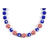 Style ARThouse Stars and Stripes, American Flag Choker Necklace, 16