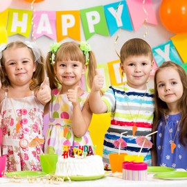 5 Pcs Loud Plastic Emergency Whistle with Lanyard for Outdoor Activities, Coach Trainning Whistles Party Whistles for School Sports and Kids Parties Gift Boxes Fillers (Orange)