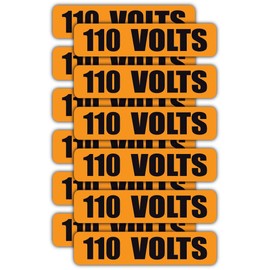 110 Volts Voltage & Conduit Markers | Stickers | Decals | Labels Electrical