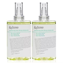 &done 앤던 수딩 원 드롭 티트리 앰플 105ml 2개 /PDRN 캡슐/대용량 시카앰플/모공개선/피부진정 Andon Soothing One Drop Tea Tree Ampoule 105ml 2pcs / PDRN Capsule / Large-Capacity Cica Ampoule / Pore Improvement / Skin Soothing