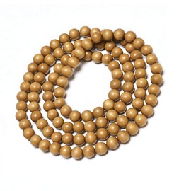 EDMIRIA Unisex Adult Sandalwood Chandan Round Beads Yoga Meditation Bracelet (Large Brown)