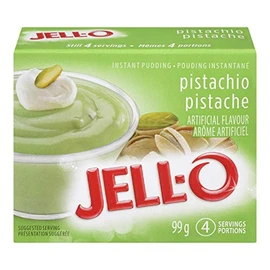 Jell-O Instant Pudding & Pie Filling, Pistachio, 3.4-Ounce Boxes (Pack of 6)