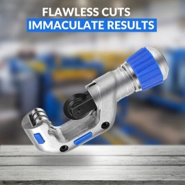 CE Compass Tube Cutter, Heavy Duty Tubing Pipe Cutter, 3/16 to 1-1/4 inch Cutting Diameter