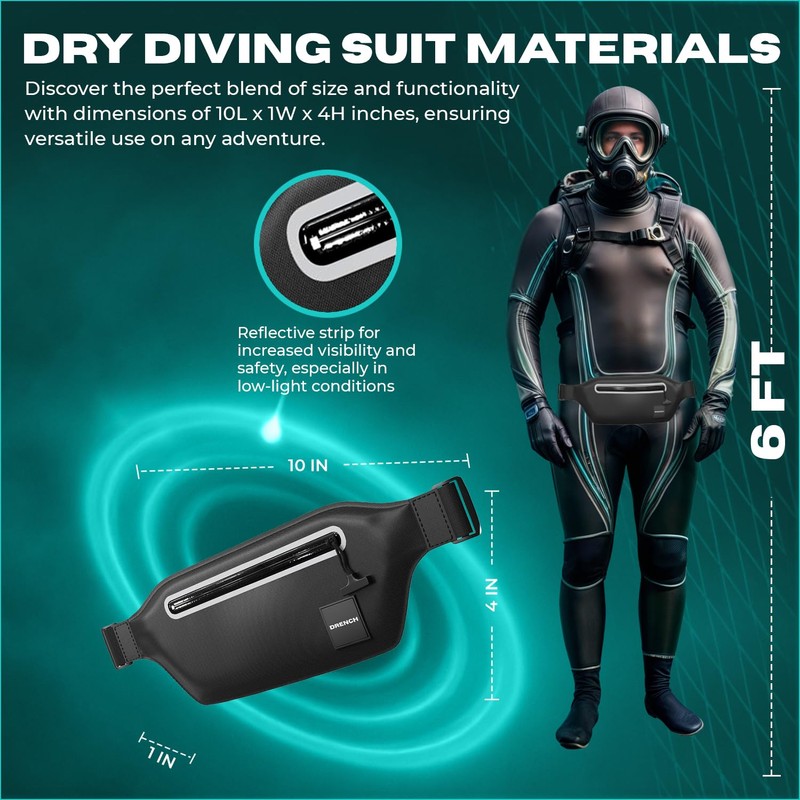 DRENCH - Funda impermeable para teléfono Bolsa transparente para conciertos.