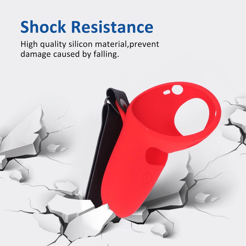 2pcs Touch Controller Grip Cover Silicone Grip Cover Protector with