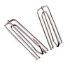 Curtain Hooks，60pcs Stainless Steel Pinch Pleat Curtain Hooks for Window