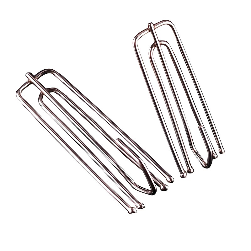 Curtain Hooks，60pcs Stainless Steel Pinch Pleat Curtain Hooks for Window