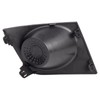 TRQ Front Left Fog Light Hole Cover Black Drivers Side