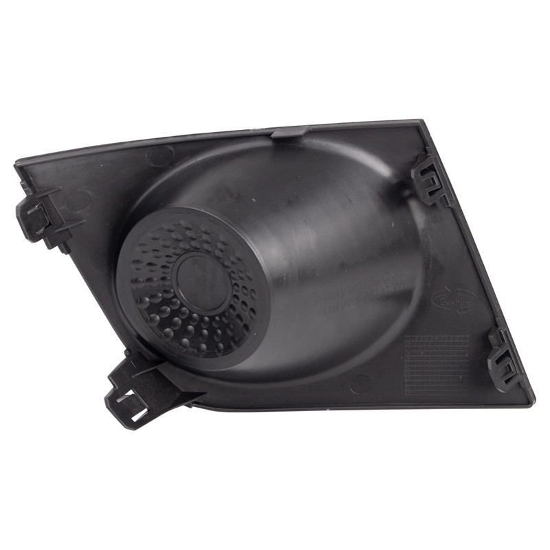 TRQ Front Left Fog Light Hole Cover Black Drivers Side
