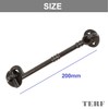 TERF® 200mm Heavy Duty Antique Black Cabin Door Hook and