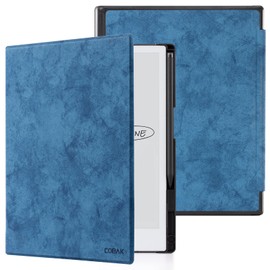 CoBak Case for Remarkable 2 Tablet - Lightweight and Hard Back Shell Protective Book Folio Cover with Built-in Pen Holder - Only for 10.3" 2020 Released