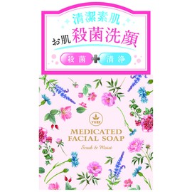 YUZE Clean Bare Skin Sterilizing Facial Cleansing Soap, 2.5 oz (70 g)