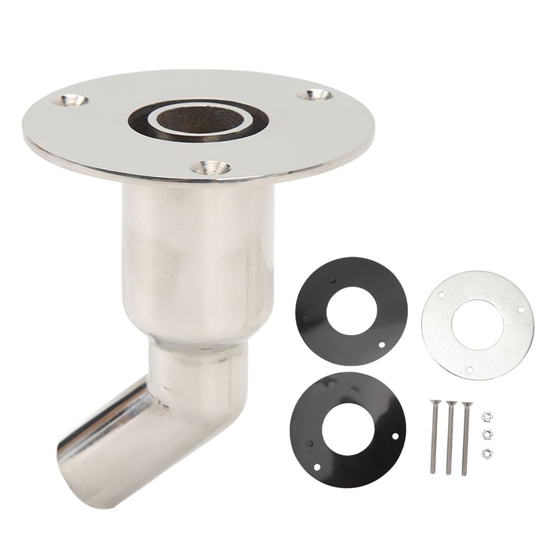 22mm Thru Hull Exhaust Skin Fitting Socket 316 Stainless Steel