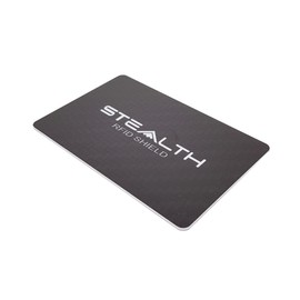 Stealth Shield RFID Blocking Card - Maximum Strength RF/NFC Blocker Device for Bank Credit Card & Identity Protection - Wallet Security Against Illegal Contactless Credit Card Scanning