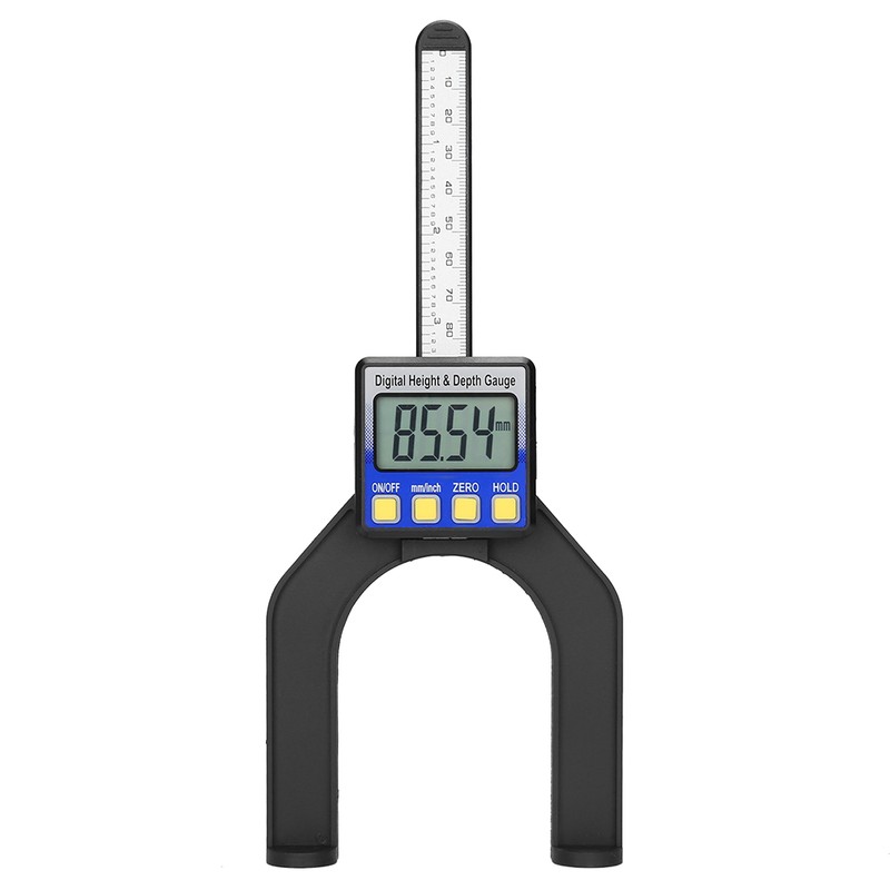 0-80mm Digital Precision Height Aperture Depth Gauge Ruler with Magnetic