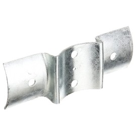 Alberts 202811 Fence Bolt Fitting | Hot-Dip Galvanised | for Posts and Palisades Diameter 100 mm | 70 x 200 mm