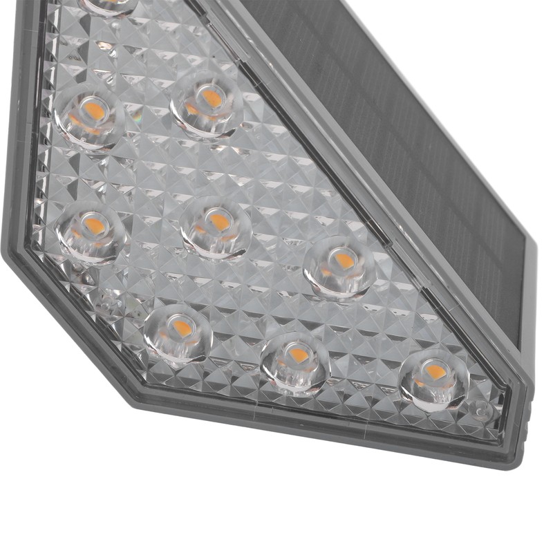 Solar Step Lamp Warm Light Button Light Sensor Control IP67