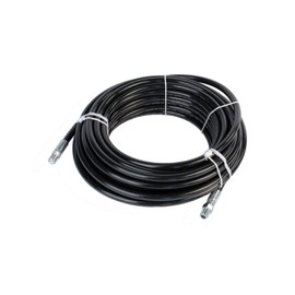 Schieffer 4400 PSI 1/4in. x 150ft. Thermoplastic Black Sewer Jetter Hose with MPT 1/4in. Solid Ends