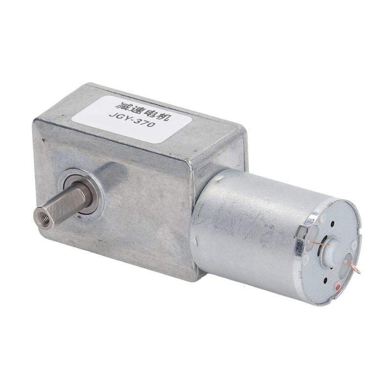 25kg.cm DC Gear Speed Reduction Motor Double Shafts Self Locking