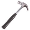 1x Black 8oz Tubular Steel Claw Hammer - Home Nail