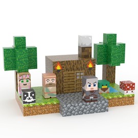 Gleamkid 123pcs Magnetic Building Blocks/Medieval Castle Theme