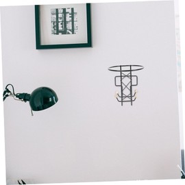 CAXUSD Helmet Stand Motorbike Helmet Holders Wall-Mounted Coat Display Shelf Rack Space Saver