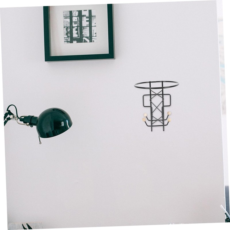 CAXUSD Helmet Stand Motorbike Helmet Holders Wall-Mounted Coat Display Shelf