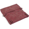 styleBREAKER fold-over clutch in suede look with zip, 3-in-1 bag,