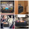 EAROND Car Trunk Organizer with Lid,Collapsible Car Storage Organizer with