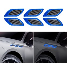 HUWANDE Reflective Stickers for Cars with Car Door Handle Scratch Protector,Accesorios Exteriores para Auto (Blue)